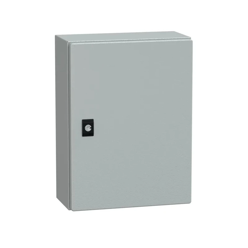 Schneider Electric Spacial CRN Series Steel Wall Box, IP66, 400 mm x 300 mm x 150 mm NSYCRN43150