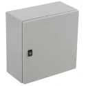 RS PRO PanelSeT CRN Series Steel Enclosure, IP66 Rated, 400 mm x 400 mm x 200 mm NSYCRN44200