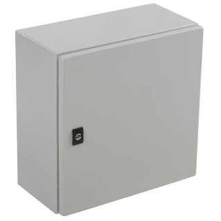 RS PRO PanelSeT CRN Series Steel Enclosure, IP66 Rated, 400 mm x 400 mm x 200 mm NSYCRN44200