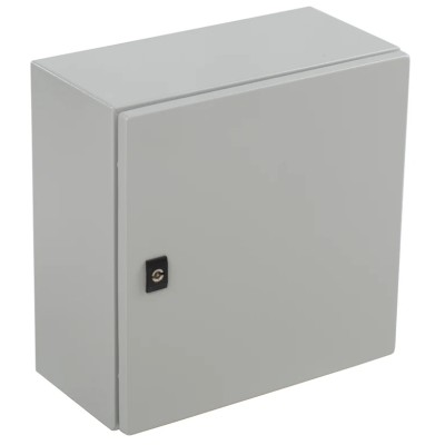 RS PRO PanelSeT CRN Series Steel Enclosure, IP66 Rated, 400 mm x 400 mm x 200 mm NSYCRN44200