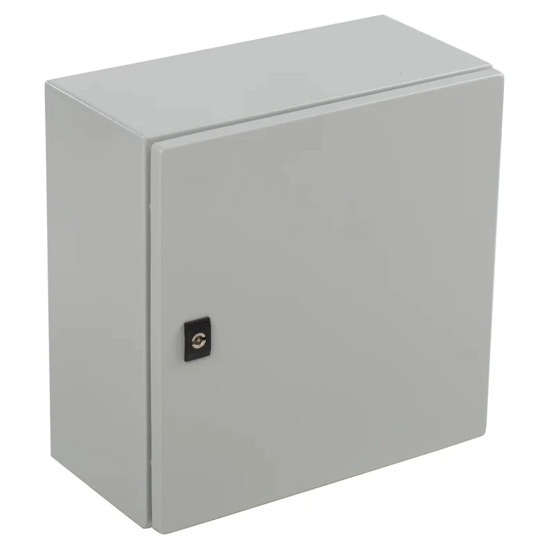 RS PRO PanelSeT CRN Series Steel Enclosure, IP66 Rated, 400 mm x 400 mm x 200 mm NSYCRN44200