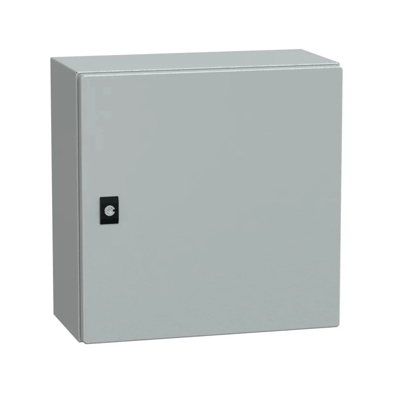 RS PRO PanelSeT CRN Series Steel Enclosure, IP66 Rated, 400 mm x 400 mm x 200 mm NSYCRN44200