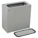 RS PRO PanelSeT CRN Series Steel Enclosure, IP66 Rated, 400 mm x 400 mm x 200 mm NSYCRN44200