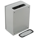 RS PRO Spacial CRN Series Steel Wall Box, IP66, Grey, 400 mm x 300 mm x 200 mm NSYCRN43200