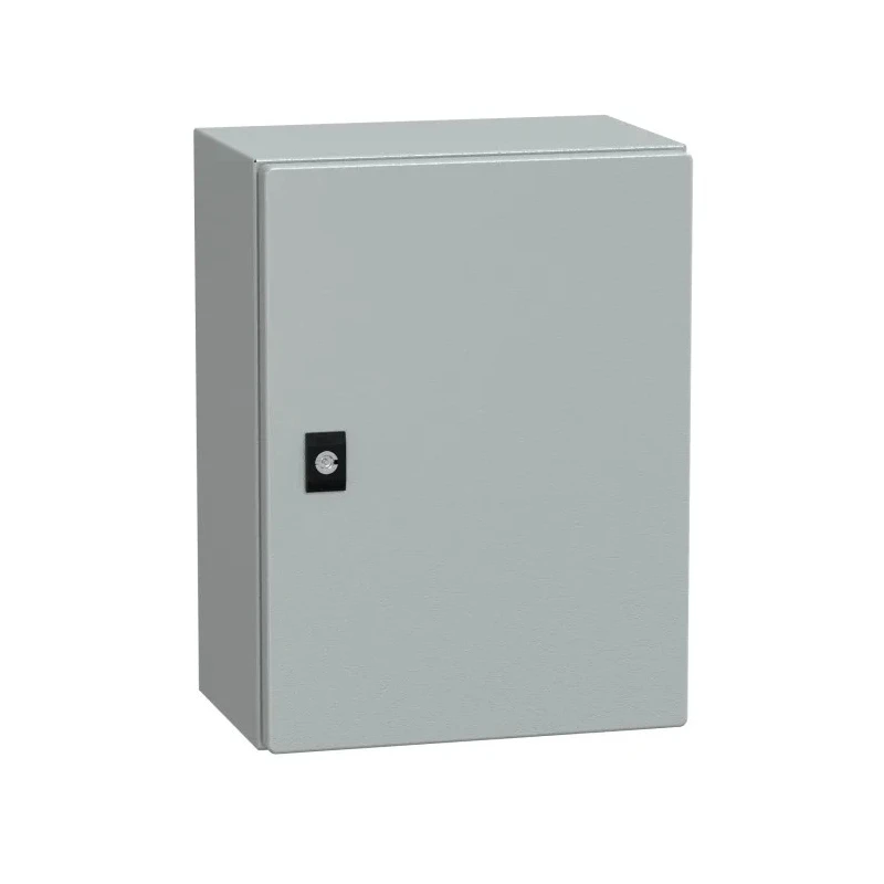 RS PRO Spacial CRN Series Steel Wall Box, IP66, Grey, 400 mm x 300 mm x 200 mm NSYCRN43200