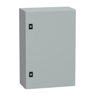 Schneider Electric Spacial CRN Series Steel Wall Box IP66 IK10, 600 mm x 400 mm x 200 mm NSYCRN64200