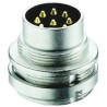 Lumberg Circular Connector 8 Contacts Front Mount M16 Plug Male IP68 Rated 60V 5A Zinc Housing 0314-2 08-1