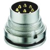 Lumberg Circular Connector 8 Contacts Rear Mount M16 Plug Male Zinc Housing IP68 Rated 0315-2 08-1