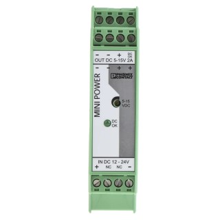 Phoenix Contact DC/DC Converter 12V DC Output, 2A, 32V DC Input, DIN Rail Mount, 24W Power, 70°C Model 2320018