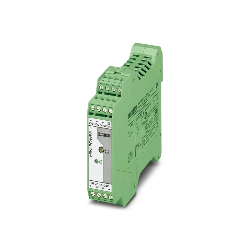 Phoenix Contact DC/DC Converter 12V DC Output, 2A, 32V DC Input, DIN Rail Mount, 24W Power, 70°C Model 2320018