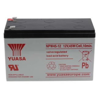 RS PRO 12 V 8.5 Ah VRLA AGM Faston Sealed Lead Acid Battery NPW45-12
