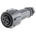 Bulgin Circular Connector 4 Contacts Cable Standard Socket Female IP68 EXPlora EXP Series EXP-0911/04/S