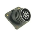 Bulgin Industrial Circular Connector 4 Contacts Flange M6 Socket Female 18A 600V IP68 EXPlora EXP Series EXP-0941/04/S