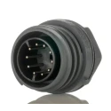 Bulgin Circular Connector 10 Contacts Panel Mount Plug Male IP68 Polymer Housing 250V 10A EXP-0931/10/P