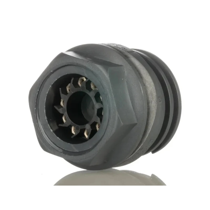 Bulgin Circular Connector 10 Contacts Panel Mount Plug Male IP68 Polymer Housing 250V 10A EXP-0931/10/P