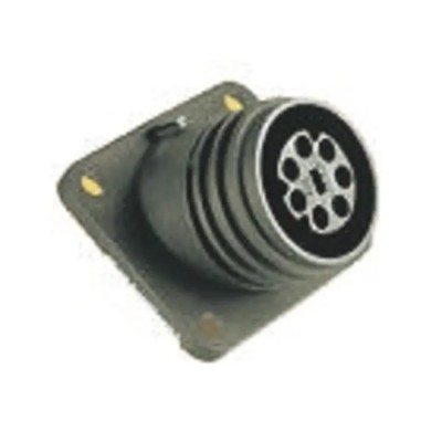 Bulgin Industrial Circular Connector 10 Contacts Flange M6 Socket Female IP68 EXPlora EXP Series EXP-0941/10/S