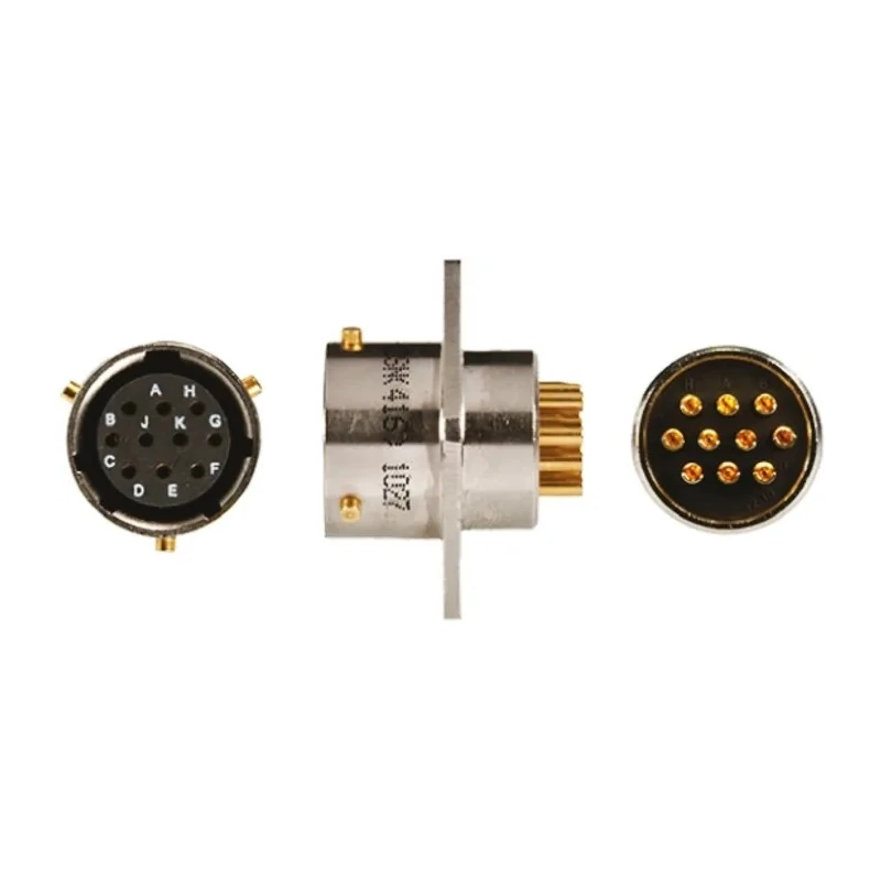 Amphenol Limited MIL Spec Circular Connector 10 Contacts Female Nickel Iron Alloy Straight 500, 700V AC 62GB-12E12-10SN(416)