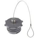 Bulgin Circular Connector Dust Cap Female Nickel Finish, Nitrile, Polyester, Silicone Rubber IP68 Rated 
