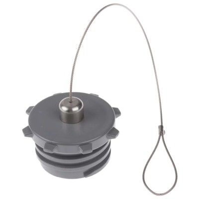 Bulgin Circular Connector Dust Cap Female Nickel Finish, Nitrile, Polyester, Silicone Rubber IP68 Rated 