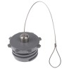 Bulgin Circular Connector Dust Cap Female Nickel Finish, Nitrile, Polyester, Silicone Rubber IP68 Rated