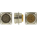 Amphenol Limited Nickel Iron Alloy Straight 32 Way Box Mount MIL Spec Circular Connector Female Male 62GB-12E18-32PN(416)