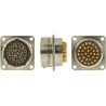 Amphenol Limited Nickel Iron Alloy Straight 32 Way Box Mount MIL Spec Circular Connector Female Male 62GB-12E18-32PN(416)