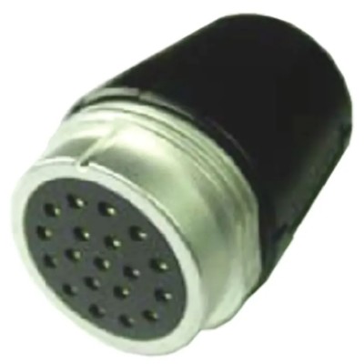 Amphenol Socapex Industrial Circular Connector, 19 Contacts, Cable Mount Socket, Female, IP55, Aluminium SLFFDR419AR
