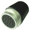 Amphenol Socapex Industrial Circular Connector, 19 Contacts, Cable Mount Socket, Female, IP55, Aluminium SLFFDR419AR