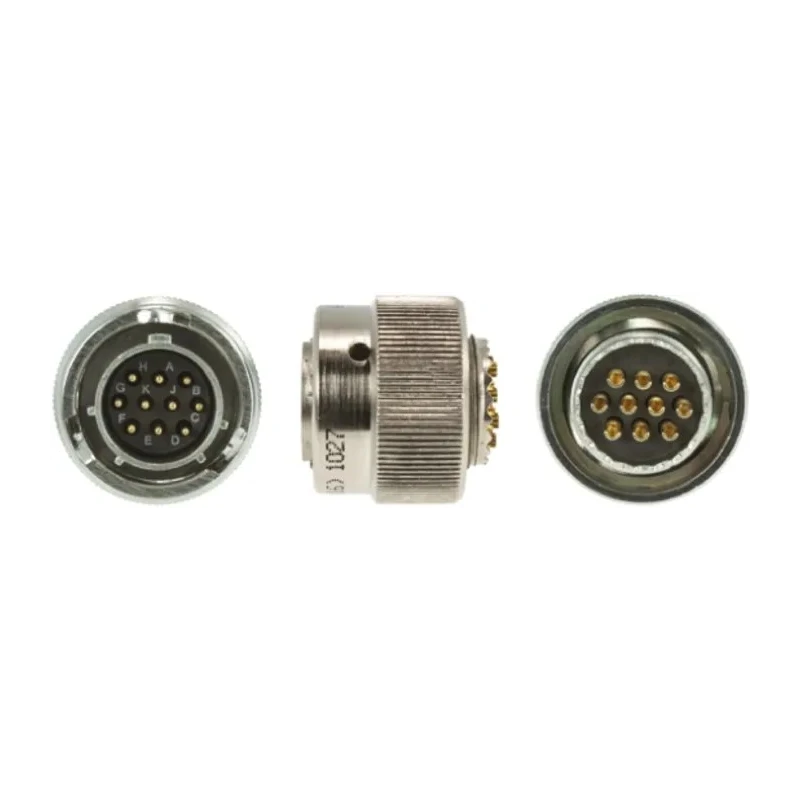 Amphenol Limited MIL Spec Circular Connector 10 Contacts Male Nickel Iron Alloy Straight Cable Mount 62GB-56T12-10PN(416)