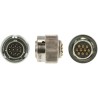 Amphenol Limited MIL Spec Circular Connector 10 Contacts Male Nickel Iron Alloy Straight Cable Mount 62GB-56T12-10PN(416)