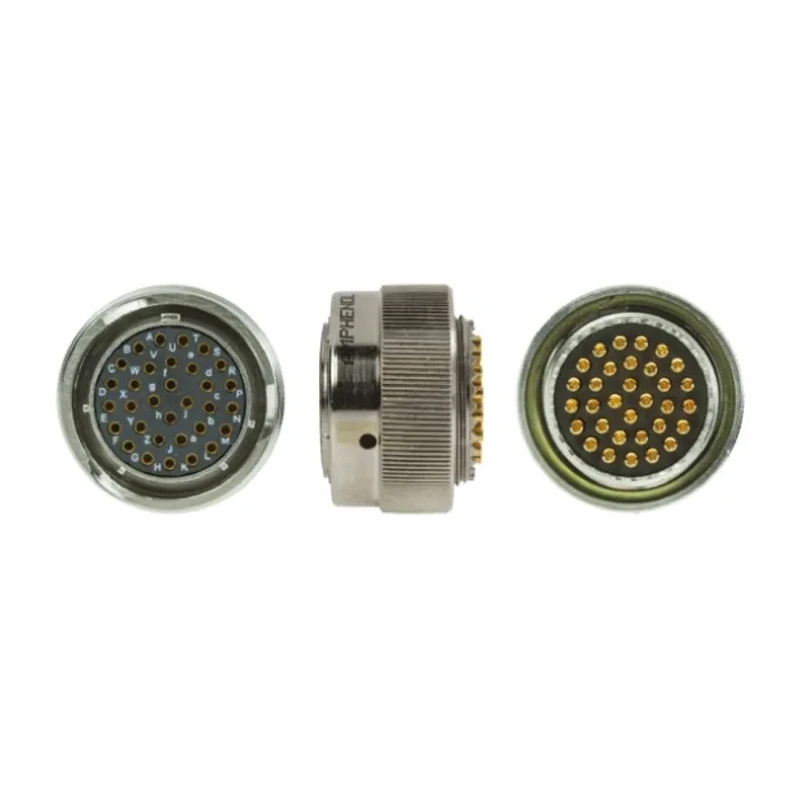 Amphenol Limited MIL Spec Circular Connector 32 Contacts 500-700V AC Nickel Plated Steel Shell Straight 62GB-56T18-32SN(416)