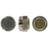 Amphenol Limited MIL Spec Circular Connector 32 Contacts 500-700V AC Nickel Plated Steel Shell Straight 62GB-56T18-32SN(416)