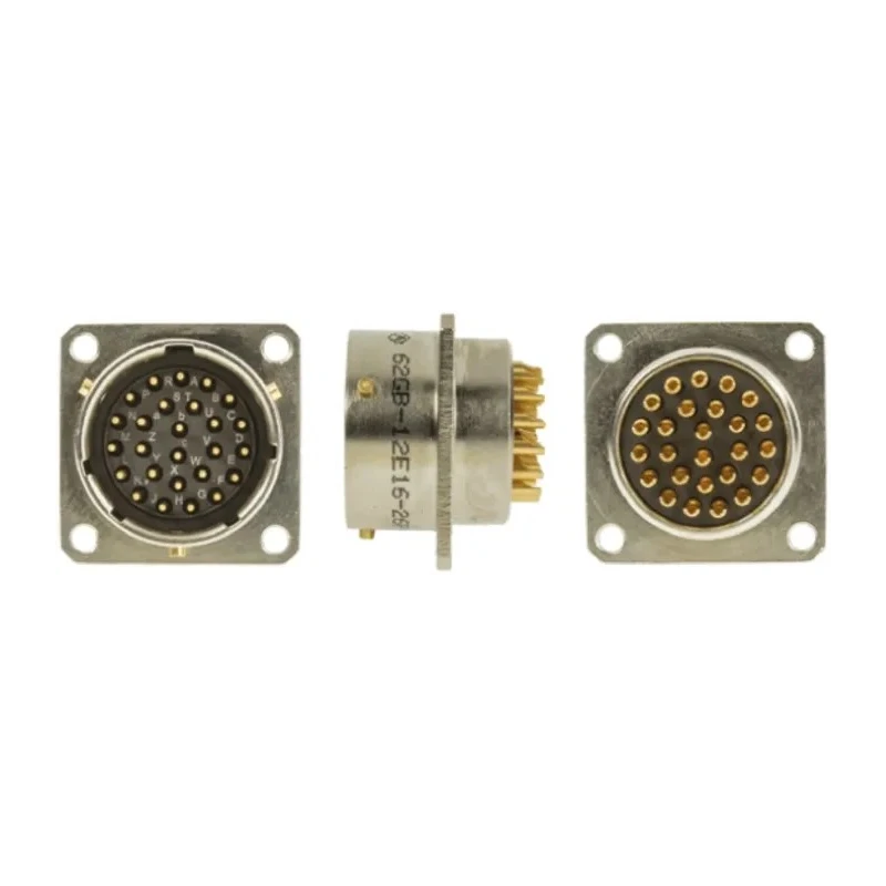 Amphenol Limited MIL Spec Circular Connector 26 Contacts Female Box Mount, Nickel Iron Alloy Straight 62GB-12E16-26PN(416)