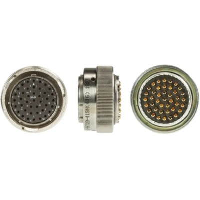 Amphenol Limited MIL Spec Circular Connector Nickel Iron Alloy Straight 41 Way Cable Mount 700V 62GB-56T20-41SN(416)