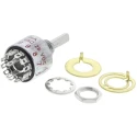 C & K M Series 6 Position DPST Rotary Switch 250mA, Zinc Alloy Housing, Panel Mount MH00L1NZQD