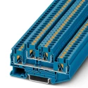 Phoenix Contact Double Level Terminal Block 500V 28A Blue Push-in PTTB 4 BU 3211793