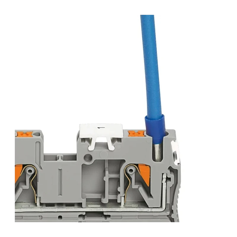 Phoenix Contact 3-Way PT 4-TWIN-PE Earth Terminal Block, Polyamide Housing, 0.2mm²–6 mm² Wire Size, Push-in 3211780