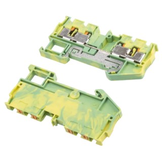 Phoenix Contact 4-Way Earth Terminal Block PT 4-QUATTRO-PE Push-in Termination 6mm² 6kV Polyamide Housing 3211809