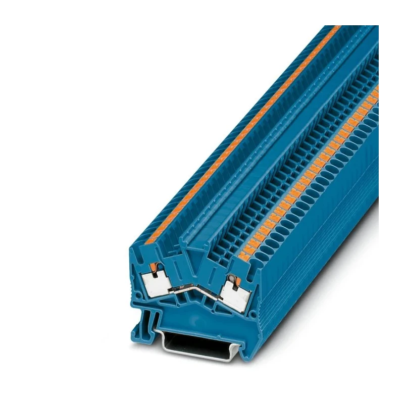 Phoenix Contact PTS 2.5 BU Series Feed Through Terminal Block Blue 800V 24A Push-in Termination 3211812