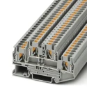Phoenix Contact Double Level Terminal Block Grey Push-in 0.2-6 mm² 28A 500V IECEx ATEX 3211786