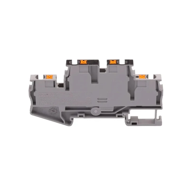 Phoenix Contact PTTB 4-PV Series Double Level Terminal Block Grey, 30A, 500V, Push-in, 2-Level, IECEx, ATEX 3211825