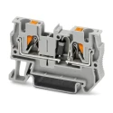 Phoenix Contact PT 4-DIO 1N 5408/L-R Series Component Terminal Block Grey, 0.2mm² to 6 mm², 1-Level, Push-in 3212112