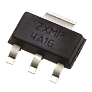 DiodesZetex P-Channel MOSFET Enhancement Mode 6.4 A 40 V 4-Pin SOT-223 ZXMP4A16GTA