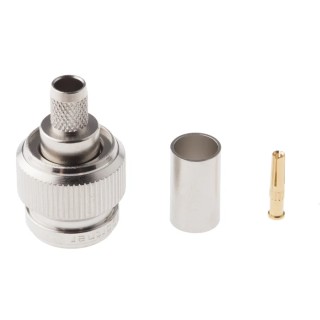 Telegartner TNC Series Coaxial Connector Cable Male TNC, 50 Ω, Straight Body Crimp J01010R0005