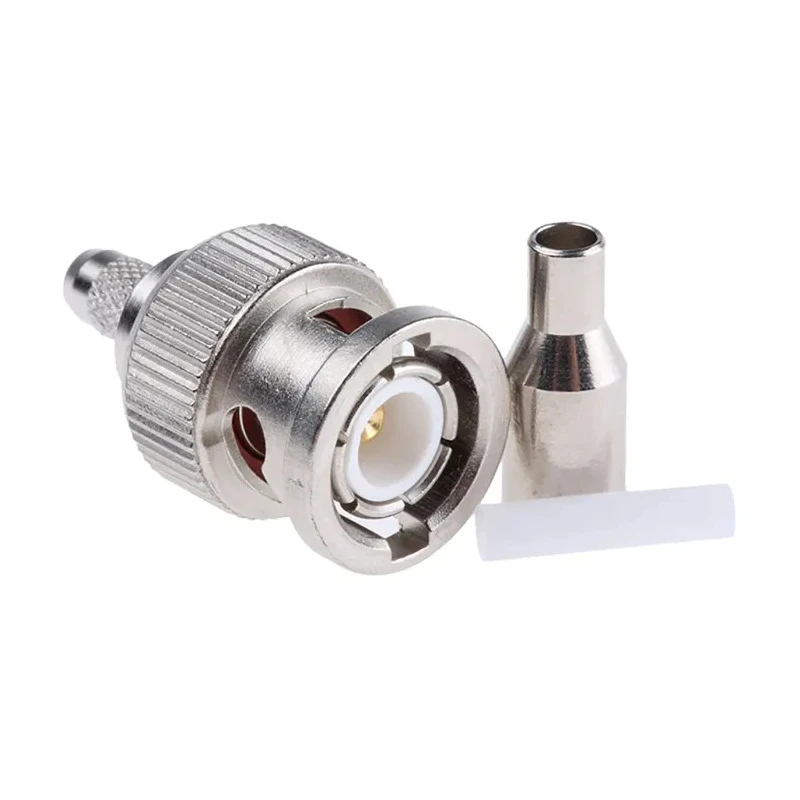 Telegartner BNC Series 50 Ω Coaxial Connector Cable Male BNC, Straight Body Crimp J01000A0040