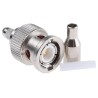 Telegartner BNC Series 50 Ω Coaxial Connector Cable Male BNC, Straight Body Crimp J01000A0040
