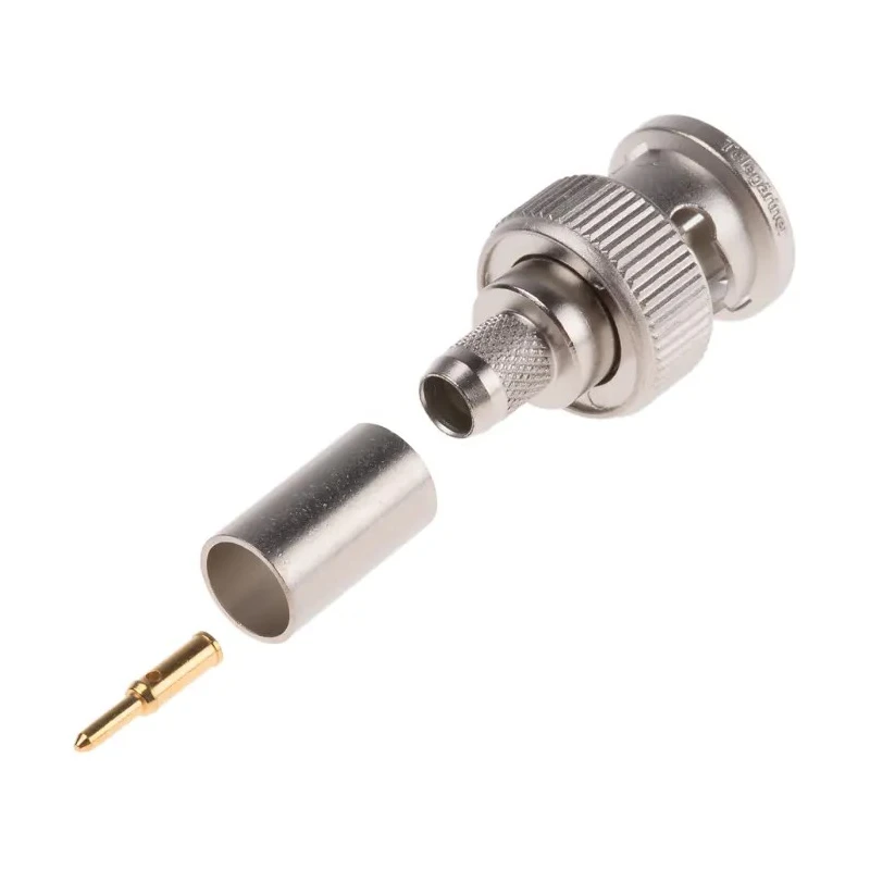 Telegartner BNC Series Coaxial Connector Cable Male BNC, 75 Ω, Straight Body Crimp J01002A0016