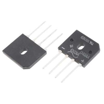 Vishay Bridge Rectifier 800 V 200 A, 4-Pin Single, Through Hole Mount, GBU8K-E3/51
