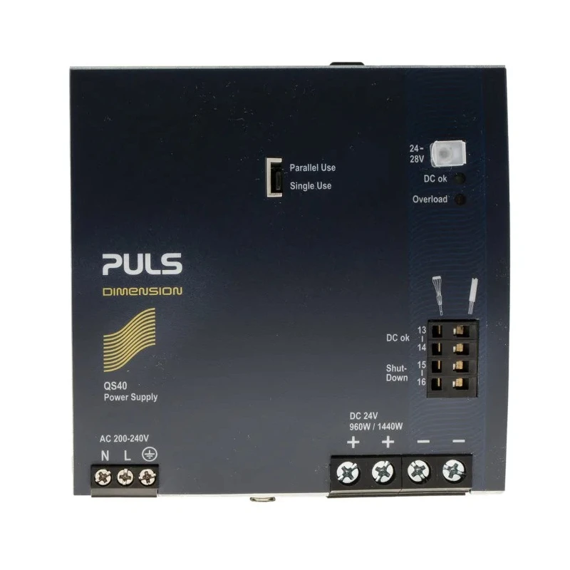 Phoenix Contact DIMENSION Switched Mode DIN Rail Power Supply 240V AC Input, 28V DC 40A Output, 960W QS40.244