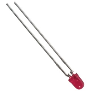 Vishay 3 V Red LED 3 mm (T-1) Through Hole TLHR4401